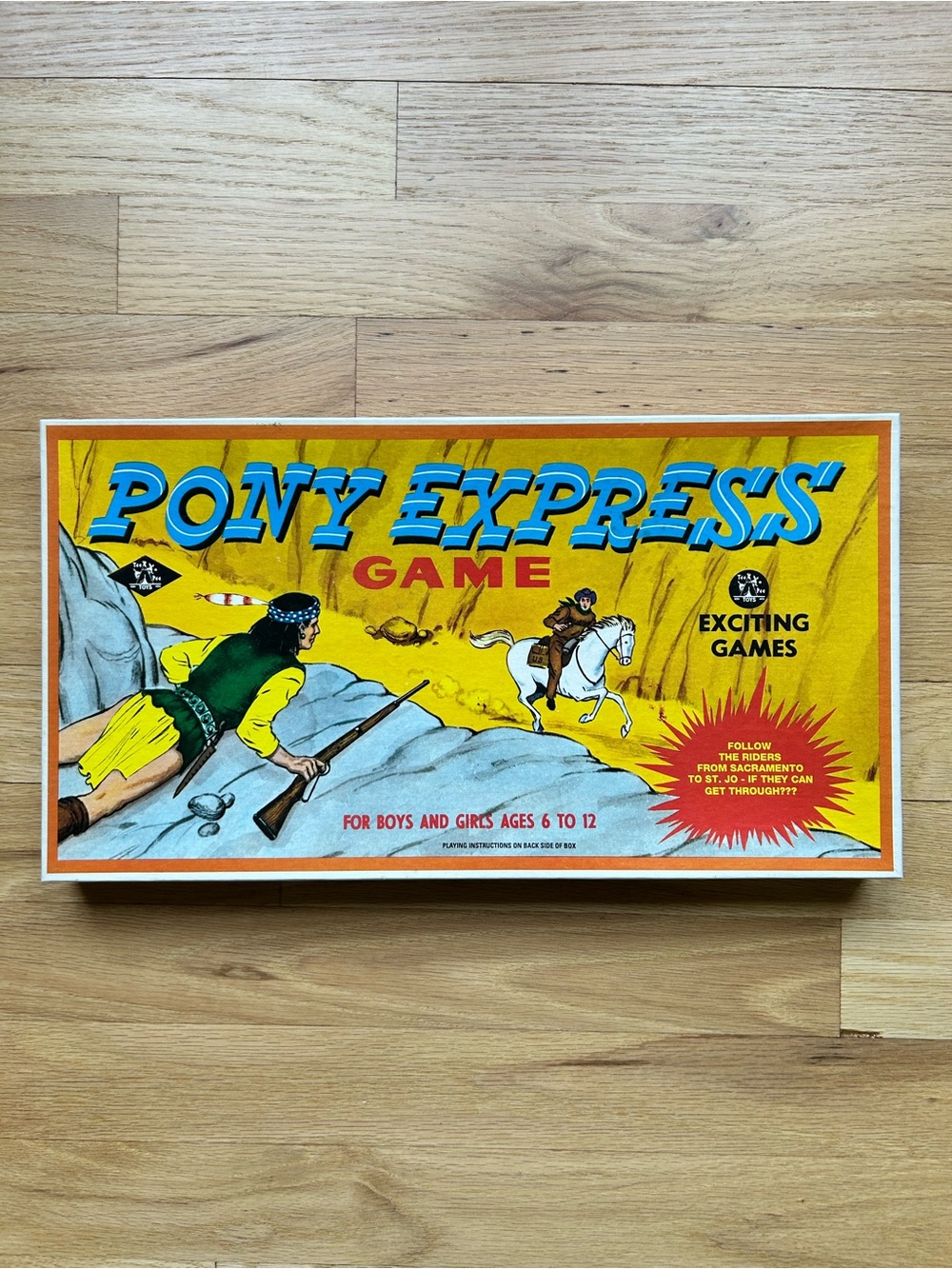 Pony Express Game Vintage Like New Complete